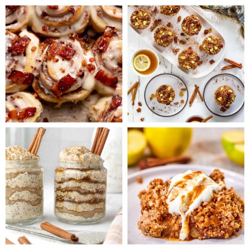 36 Tasty Breakfast Recipes for Autumn- Wake up to the taste of autumn with our collection of delectable fall breakfast recipes. From cozy pancakes to hearty oatmeal, these dishes will fill your mornings with the warmth of the season. | #recipes #fallFood #autumn #breakfast #ACultivatedNest