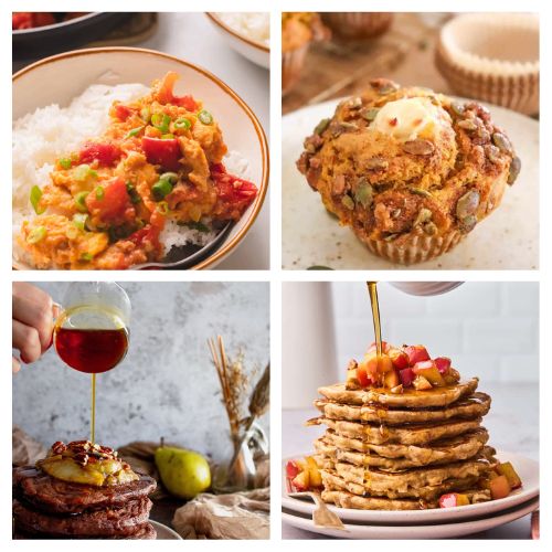 36 Tasty Breakfast Recipes for Autumn- Wake up to the taste of autumn with our collection of delectable fall breakfast recipes. From cozy pancakes to hearty oatmeal, these dishes will fill your mornings with the warmth of the season. | #recipes #fallFood #autumn #breakfast #ACultivatedNest