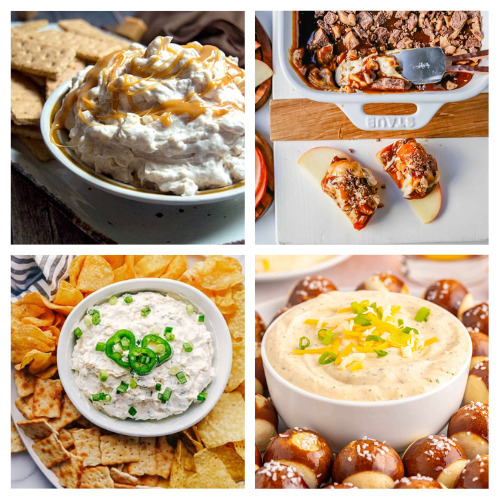28 Tasty Fall Dip Recipes- Dip into the flavors of fall with our collection of delectable fall dip recipes! From creamy pumpkin to savory apple dip, these appetizers will steal the show at your autumn gatherings. | #FallDips #AutumnFlavors #PartyAppetizers #recipes #ACultivatedNest