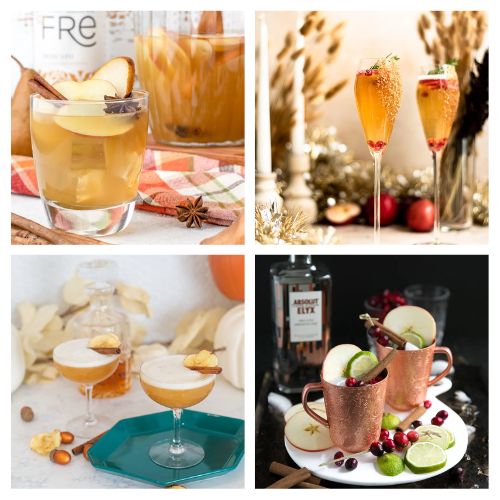 36 Heerlijke ciderdrankrecepten - Geniet van de smaken van de herfst met onze verzameling heerlijke ciderdrankrecepten!  Van warme, gekruide brouwsels tot verfrissende koude slokjes, ontdek de perfecte op cider geïnspireerde drankjes om uw herfstbijeenkomsten naar een hoger niveau te tillen.  |  #CiderRecipes #FallDrinks #drinkRecipes #appleCider #ACultivatedNest