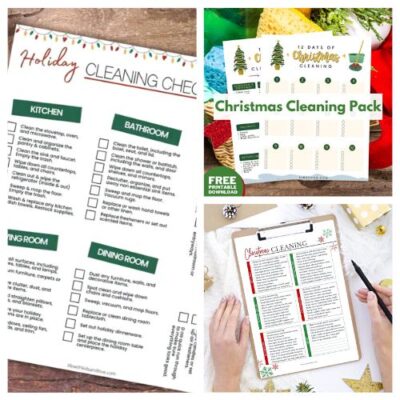 12 Free Printable Holiday Cleaning Checklists