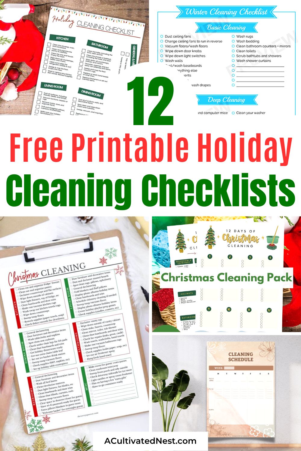 House Deep Cleaning Checklist - Free Checklist! - Kim Schob