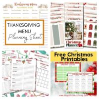 12 Handy Free Printable Holiday Planners- A Cultivated Nest