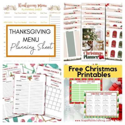 12 Handy Free Printable Holiday Planners- A Cultivated Nest