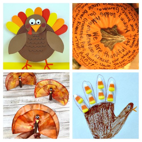 Pom Pom Turkey Craft - The Soccer Mom Blog