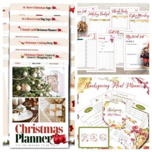 12 Handy Free Printable Holiday Planners- A Cultivated Nest