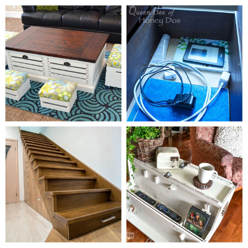 16 Easy Furniture DIYs for Storage- Organize your space with style! Discover easy furniture DIYs for storage that will transform your home. From clever shelving to space-saving hacks, these projects are perfect for anyone looking to enhance their storage solutions. Get creative and make your living spaces more organized today! | #DIYStorage #HomeOrganization #FurnitureProjects #DIY #ACultivatedNest