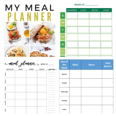 20 Free Printable Menu Planners- A Cultivated Nest