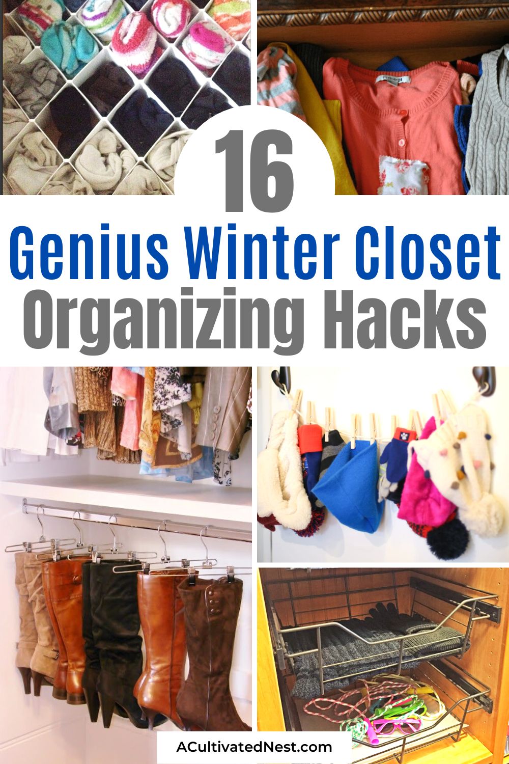 16 Genius Winter Closet Organization Hacks