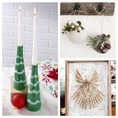 24 Beautiful Upcycled Christmas Decor Ideas