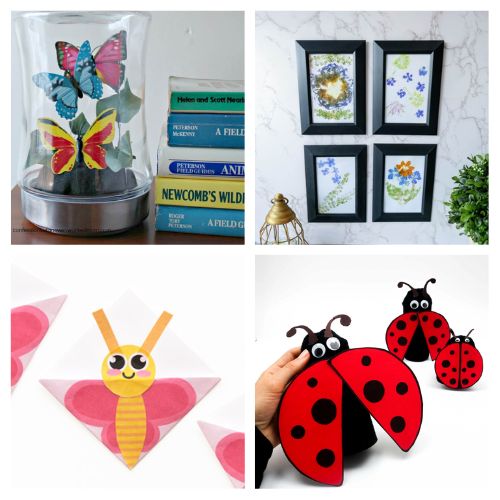 28 Cute Crafts for Spring- Spring into creativity with the cute spring crafts for all ages! From home décor to gift ideas, these DIY projects will bring the beauty of spring indoors. | #spring #crafts #craftsForKids #diyProjects #ACultivatedNest