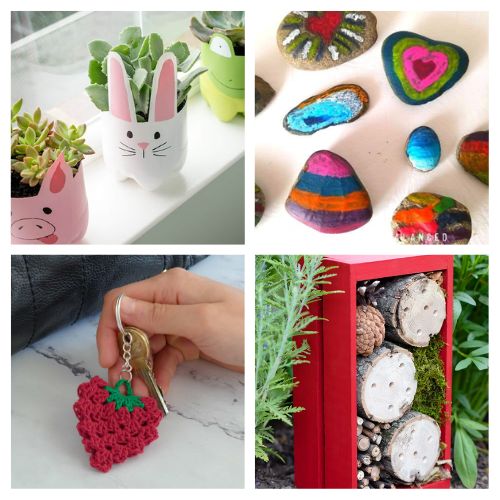 28 Cute Spring DIY Projects- Spring into creativity with the cute spring crafts for all ages! From home décor to gift ideas, these DIY projects will bring the beauty of spring indoors. | #spring #crafts #craftsForKids #diyProjects #ACultivatedNest
