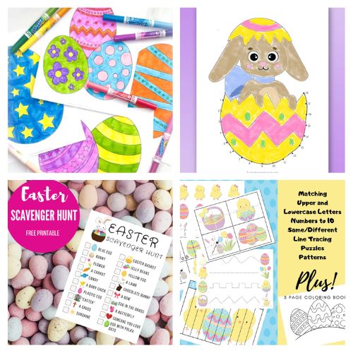32 Free Easter Printables for Kids- Hop into Easter fun with these adorable free Easter printables for kids! From coloring pages to scavenger hunts, make this Easter egg-stra special for your little ones. | #EasterCrafts #KidsActivities #FreePrintables #Easter #ACultivatedNest