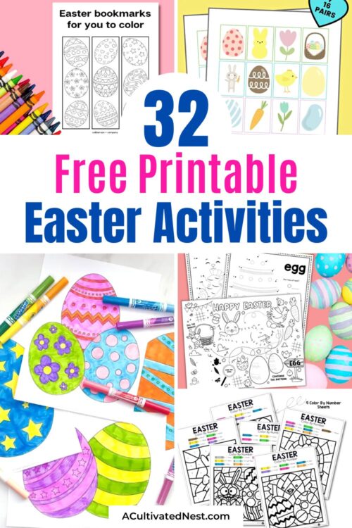 32 Free Easter Printables for Kids - A Cultivated Nest