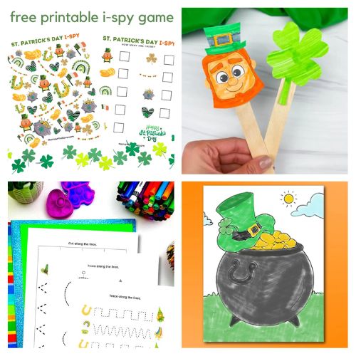 40 Fun Free St. Patrick's Day Printables- Get into the St. Patty's Day spirit with these festive and free St. Patrick's Day printables! From photo booth printables to coloring pages, there's something fun for everyone! | #freePrintables #StPatricksDay #StPattysDay #activitiesForKids #ACultivatedNest