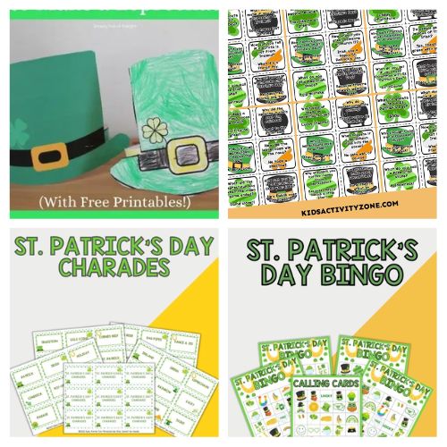 40 Fun Free Printables for St. Patrick's Day- Get into the St. Patty's Day spirit with these festive and free St. Patrick's Day printables! From photo booth printables to coloring pages, there's something fun for everyone! | #freePrintables #StPatricksDay #StPattysDay #activitiesForKids #ACultivatedNest