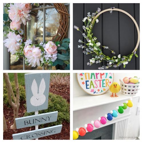 12 Gorgeous Outdoor Easter Decoration DIYs- Discover breathtaking outdoor DIY Easter decorations to elevate your porch and yard this spring! These easy-to-make crafts are perfect for adding a touch of joy and color to your garden or porch. | #EasterDecor #DIYCrafts #OutdoorDecoration #Easter #ACultivatedNest 