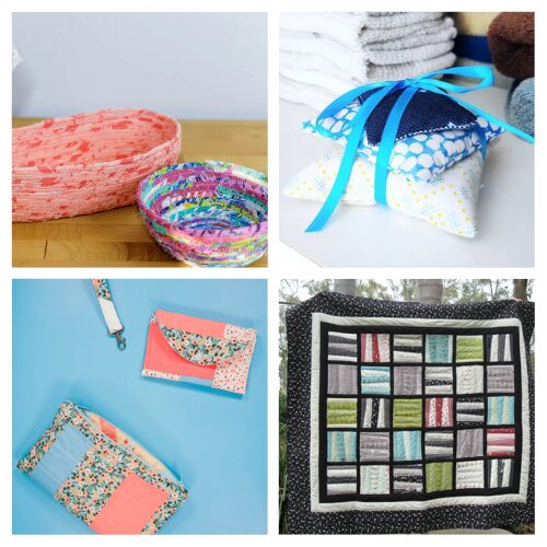 16 Easy and Free Fabric Scrap Projects- Turn your fabric scraps into treasures! Explore ingenious DIY projects that breathe new life into your leftover fabric stash. From cute crafts to practical solutions, these ideas are as frugal as they are creative! | #sewingProjects #easySewing #sewing #crafts #ACultivatedNest
