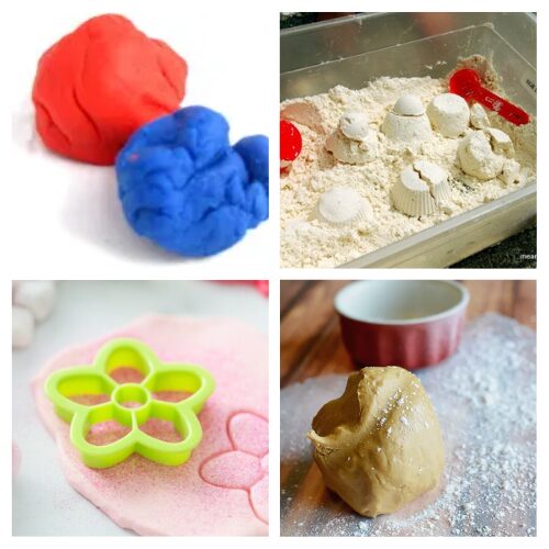 16 Fun Homemade Play Dough Recipes- Unleash your kids' creativity with these fun and easy DIY play dough recipes! From glittery to scented creations, discover the perfect playtime activity that's both educational and entertaining. | #DIYPlayDough #KidsCrafts #CreativePlay #craftsForKids #ACultivatedNest