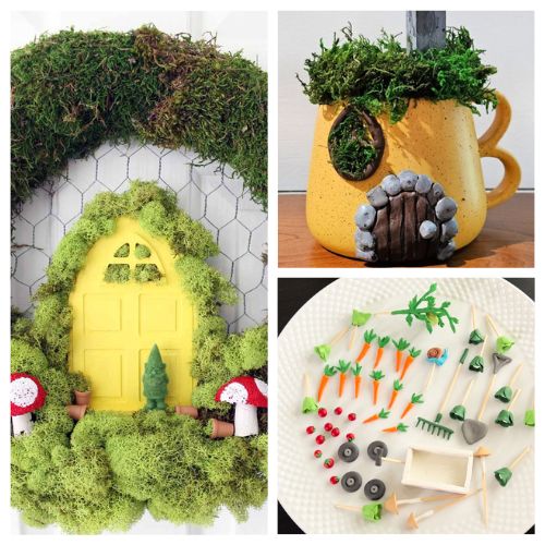 16 Cute Fairy Garden DIY Ideas- Bring a sprinkle of magic to your garden with these adorable DIY fairy garden ideas! Learn how to create miniature chairs, whimsical ladders, and enchanting doors on a budget. Perfect for garden lovers looking to add a touch of fantasy! | #fairyGarden #DIY #crafts #miniatures #ACultivatedNest