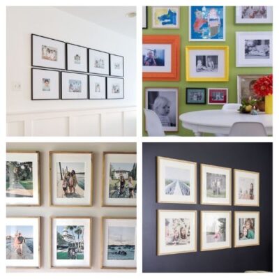 16 Lovely Family Photo Wall Ideas- A Cultivated Nest