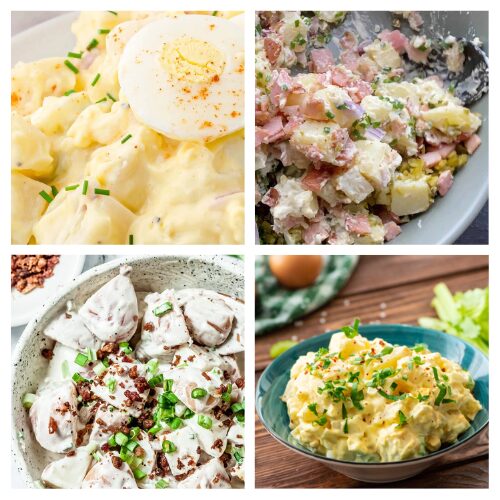 32 Tasty Potato Salad Recipes- Get ready for summer picnics with these mouthwatering potato salad recipes! From classic to creative twists, find the perfect dish to impress your guests and satisfy every craving. | #PotatoSalad #SummerRecipes #PicnicFood #recipes #ACultivatedNest