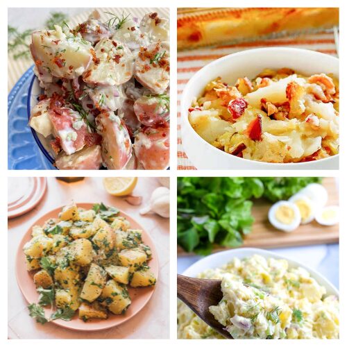 32 Tasty Potato Salad Side Dish Recipes- Get ready for summer picnics with these mouthwatering potato salad recipes! From classic to creative twists, find the perfect dish to impress your guests and satisfy every craving. | #PotatoSalad #SummerRecipes #PicnicFood #recipes #ACultivatedNest