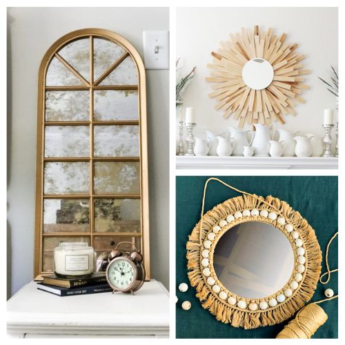 20 Beautiful Mirror Upcycles- Discover the magic of upcycling with these beautiful mirror upcycle projects! From vintage-inspired transformations to modern, chic designs, find inspiration to turn old mirrors into stunning decor pieces for your home. | #DIY #Upcycling #HomeDecor #MirrorUpcycle #ACultivatedNest
