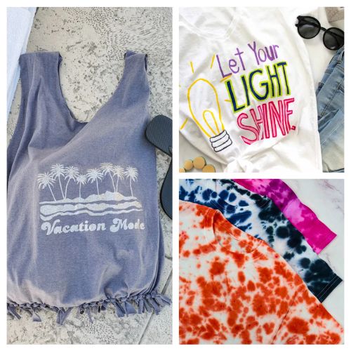 16 Fun Summer T-Shirt Crafts for Kids and Teens- Keep the kids entertained this summer with creative T-shirt crafts! From tie-dye to stenciling, these fun DIY projects are perfect for kids and teens. Check out these easy tutorials and make some stylish summer wear. | #SummerCrafts #DIYTshirts #KidsActivities #craftsForTeens #ACultivatedNest