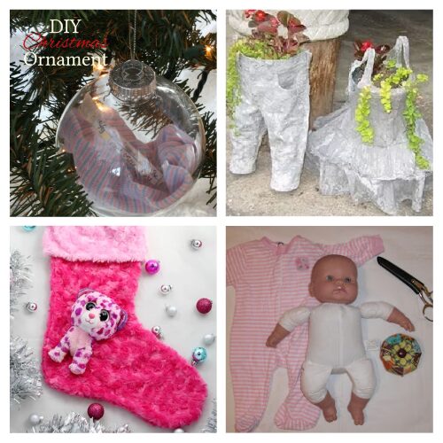 16 Adorable Ways to Repurpose Baby Clothes- Looking for creative ways to repurpose your little one's outgrown baby clothes? These adorable upcycling ideas will let you cherish those memories in a whole new way! From keepsake memory bears and quilts to garlands and Christmas ornaments, there's a project here for every sentimental heart. | #UpcycleBabyClothes #DIYProjects #BabyKeepsakes #upcycling #ACultivatedNest