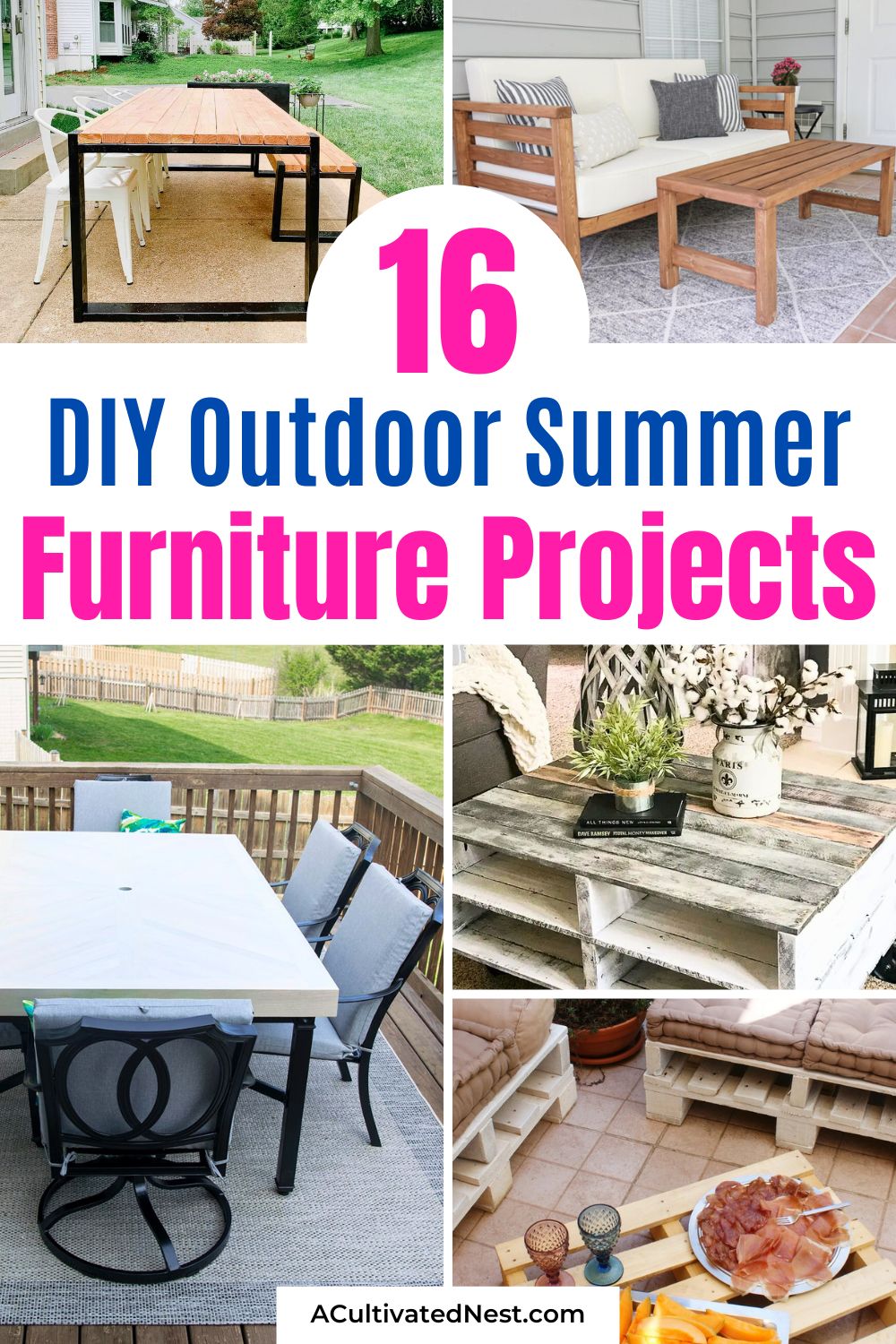 16 Easy DIY Outdoor Furniture Projects for Summer