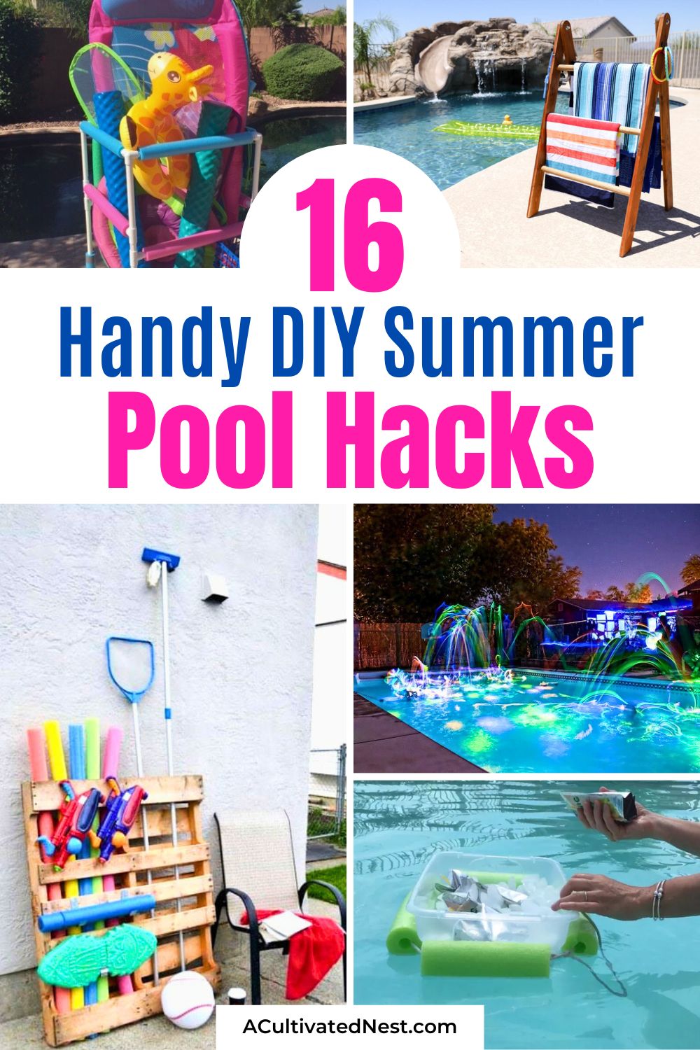 16 Handy DIY Pool Hacks