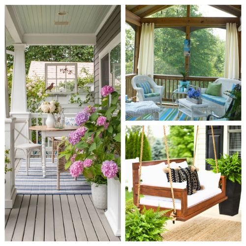 16 Inexpensive Summer Porch Decor Ideas- Transform your porch into a summer oasis with these inexpensive decor ideas! From DIY projects to budget-friendly finds, discover how to create a welcoming and stylish outdoor space. Your dream summer porch is just a click away! | #SummerDecor #PorchInspiration #porchDecor #diyProjects #ACultivatedNest