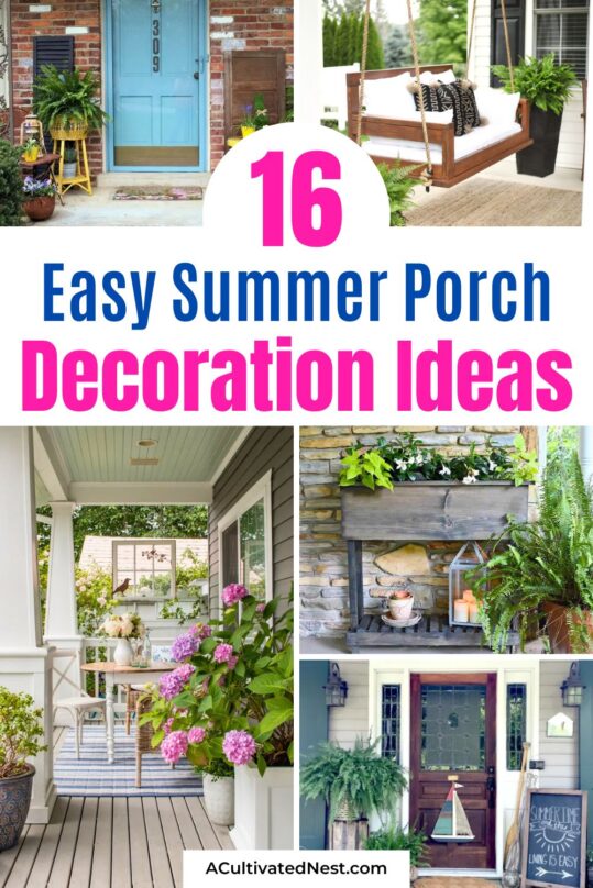 16 Inexpensive Summer Porch Decor Ideas - A Cultivated Nest