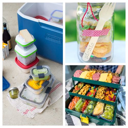 16 Ways to Organize a Summer Picnic Basket- Get ready for summer adventures with these brilliant ways to organize your picnic basket! From creative bento box hacks to Mason jar storage and charcuterie boards, make every picnic perfect. Check out these easy and fun ideas to elevate your summer picnics today! | #SummerPicnic #picnicIdeas #picnicBasket #organizingTips #ACultivatedNest