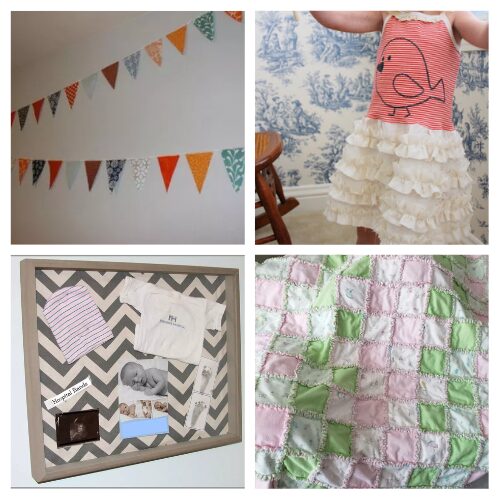 16 Adorable Ways to Repurpose Baby Clothes- Looking for creative ways to repurpose your little one's outgrown baby clothes? These adorable upcycling ideas will let you cherish those memories in a whole new way! From keepsake memory bears and quilts to garlands and Christmas ornaments, there's a project here for every sentimental heart. | #UpcycleBabyClothes #DIYProjects #BabyKeepsakes #upcycling #ACultivatedNest