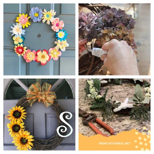 20 Beautiful Late Summer DIY Wreaths- Elevate your home décor with these stunning late summer DIY wreaths! From rustic charm to modern elegance, find the perfect wreath to adorn your door as the seasons change. | summer decor, fall wreath, summer wreath, #DIY #diyWreaths #crafting #fallDecor #ACultivatedNest