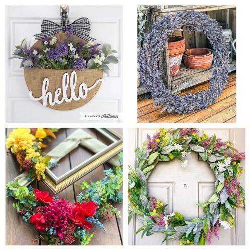 20 Beautiful Early Fall Homemade Wreaths- Elevate your home décor with these stunning late summer DIY wreaths! From rustic charm to modern elegance, find the perfect wreath to adorn your door as the seasons change. | summer decor, fall wreath, summer wreath, #DIY #diyWreaths #crafting #fallDecor #ACultivatedNest