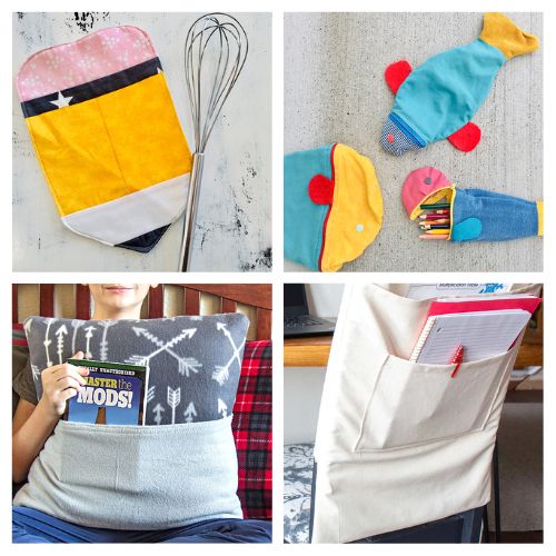 16 Handy Back-to-School Sewing Projects- Get ready for the school year with these easy and practical back-to-school sewing projects! From pencil cases to tote bags, these DIYs are perfect for both beginners and seasoned sewers. Start crafting today and make back-to-school extra special! | #sewing #sewingProject #backToSchool #DIY #ACultivatedNest