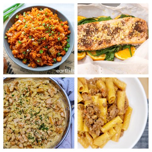 40 Easy Dinner Recipes for Busy School Nights- Need dinner on the table fast? Check out these quick and easy recipes perfect for busy school nights! From one-pot meals to 30-minute dinners, these dishes will save your evenings without sacrificing flavor! | #easyDinners #quickDinnerRecipes #recipes #dinnerIdeas #ACultivatedNest