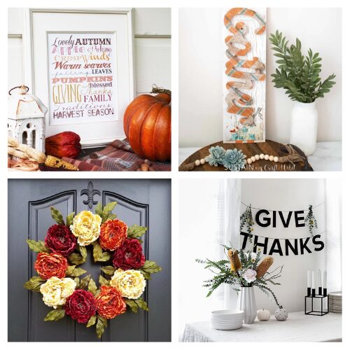 16 Frugal Thanksgiving DIY Decor Ideas- Transform your home this Thanksgiving with these budget-friendly decoration ideas! From DIY pumpkin decor to elegant arrangements, find the perfect projects to make your holiday feast extra special without breaking the bank. | #ThanksgivingDecor #DIYHolidayDecor #BudgetFriendly #diyProjects #ACultivatedNest