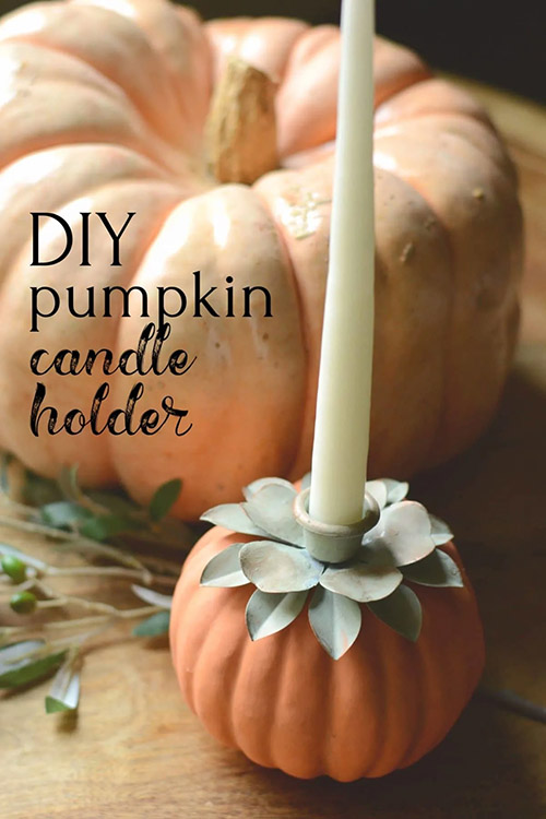 10 DIY Fall Candle Holders to Celebrate All Season Long- Get cozy this fall with these DIY autumn candle holders! Perfect for creating a warm and inviting atmosphere, these easy and creative ideas will add a touch of seasonal charm to your home. | #diyProjects #fallCrafts #crafting #candles #ACultivatedNest