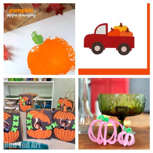 24 Fall Pumpkin Kids Crafts- Need some pumpkin-themed crafts for the kids this fall? Here are easy and fun DIY pumpkin crafts that will keep little hands busy and creative! From paper pumpkins to painted pumpkins, there's a crafty project for every child to enjoy this Halloween season! | #kidsCrafts #kidsActivities #fallCrafts #pumpkinCrafts #ACultivatedNest