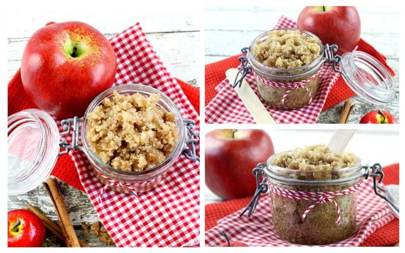 Spiced Apple Cider Sugar Scrub