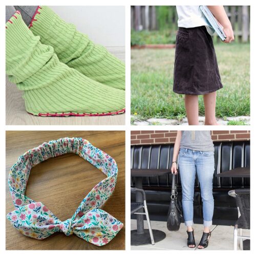 16 Upcycled Fall Fashion Sewing Projects- Transform your wardrobe this fall with these amazing upcycled fashion DIYs! From refashioned wool coats and knotted headbands to upcycled lace skirts and thrifted jeans, you'll find stylish and creative projects to breathe new life into old clothes. Perfect for sustainable fashion lovers! | #FallFashion #UpcycledFashion #DIYClothing #SustainableStyle #ACultivatedNest