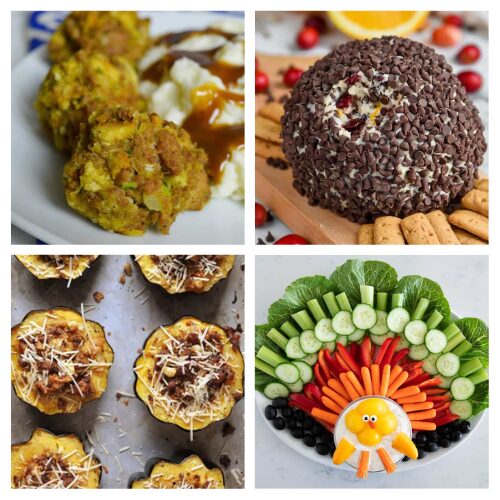 20 Fast Appetizer Recipes for Thanksgiving- Looking for the perfect appetizers to kick off your Thanksgiving feast? Check out these quick and easy Thanksgiving appetizers for busy cooks! From mini pumpkin pie cheese ball bites to maple slow cooker meatballs, there's something for everyone. Impress your guests without spending all day in the kitchen! | #ThanksgivingAppetizers #EasyRecipes #HolidayCooking #appetizerRecipes #ACultivatedNest