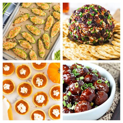 20 Fast Appetizer Recipes for Thanksgiving- Looking for the perfect appetizers to kick off your Thanksgiving feast? Check out these quick and easy Thanksgiving appetizers for busy cooks! From mini pumpkin pie cheese ball bites to maple slow cooker meatballs, there's something for everyone. Impress your guests without spending all day in the kitchen! | #ThanksgivingAppetizers #EasyRecipes #HolidayCooking #appetizerRecipes #ACultivatedNest