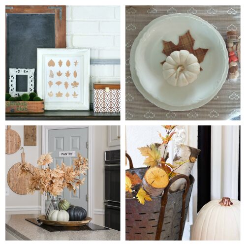 16 Ways to Use Leaves in Your Fall Décor- Transform your home into a cozy autumn haven with these creative ways to incorporate leaves into your fall décor! From wreaths to centerpieces, discover DIY ideas that will bring seasonal charm to every corner of your space. | #fallDecor #DIY #crafts #leaves #ACultivatedNest