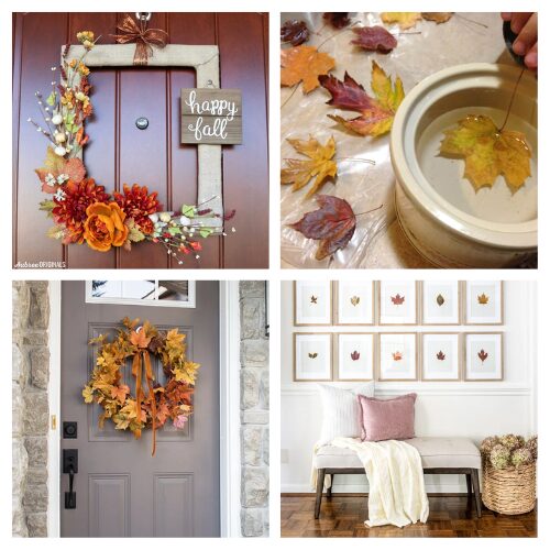 16 Fall Décor Leaf Crafts- Transform your home into a cozy autumn haven with these creative ways to incorporate leaves into your fall décor! From wreaths to centerpieces, discover DIY ideas that will bring seasonal charm to every corner of your space. | #fallDecor #DIY #crafts #leaves #ACultivatedNest