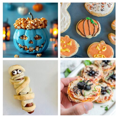 24 Easy Halloween Snack Recipes- Looking for fun and easy Halloween snack ideas? Check out these spooky treats that are perfect for any Halloween party! From creepy-cute cupcakes to ghostly finger foods, these ideas are quick to make and sure to wow your guests. | #HalloweenSnacks #HalloweenRecipes #HalloweenPartyIdeas #dessertRecipes #ACultivatedNest